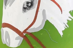 Lebenslicht "Pferd" grün