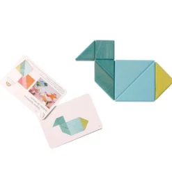 Legespiel Tangram türkis