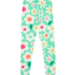 Leggings "Blumen" türkis 92
