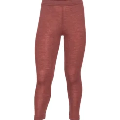 Leggings Wolle Seide Kinder kupfer 92