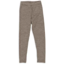 Leggings Wolle Seide Kinder walnuss 92