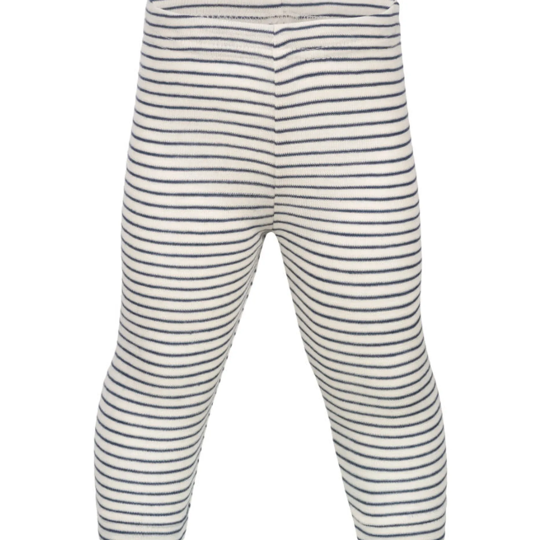 Leggings Wolle Seide marine-natur 62/68