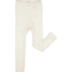 Leggings Wolle Seide natur 92