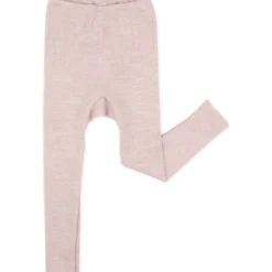 Leggings Wolle Seide pastell rosa 92