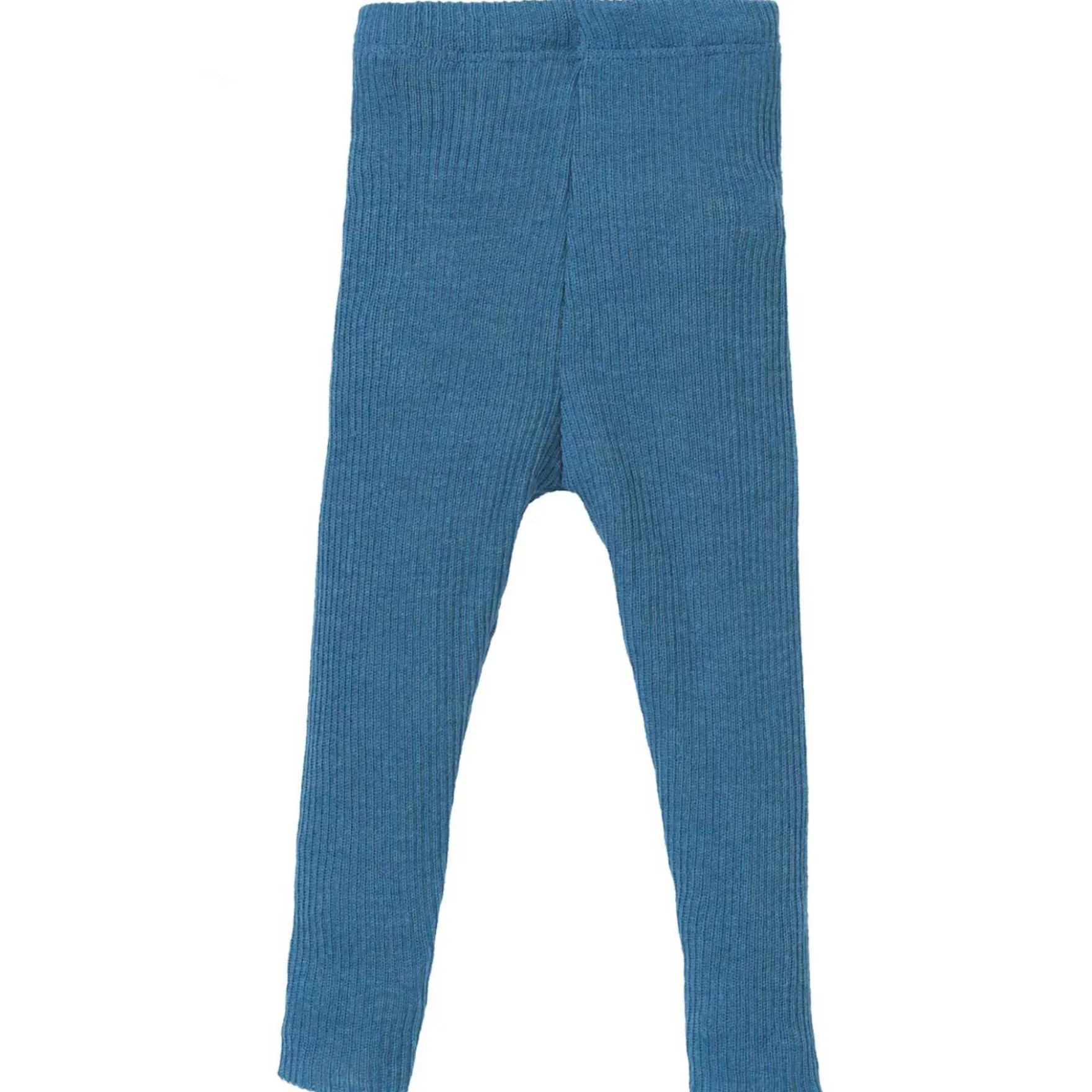 Leichte Strick-Leggings taubenblau 62/68