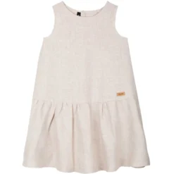 Leinen-Kleid natur 98