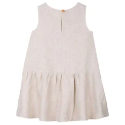 Leinen-Kleid natur 98