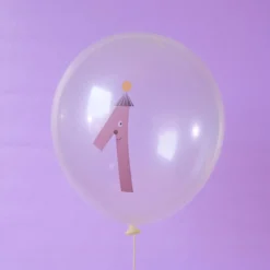 Luftballons mit Zahl "1" 12St.