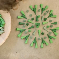 Mandala Green Cone