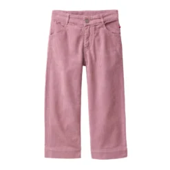 Mädchen-Cordhose dunkelmalve 116