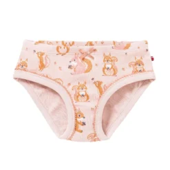 Mädchen-Slips 2er Pack "Eichhörnchen" rosa 104
