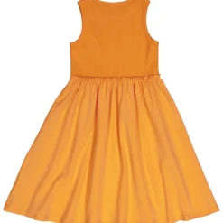 Mädchen Sommerkleid orange 110