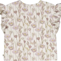 Mädchen T-Shirt Flügelärmeln "Mohnblumen" 116