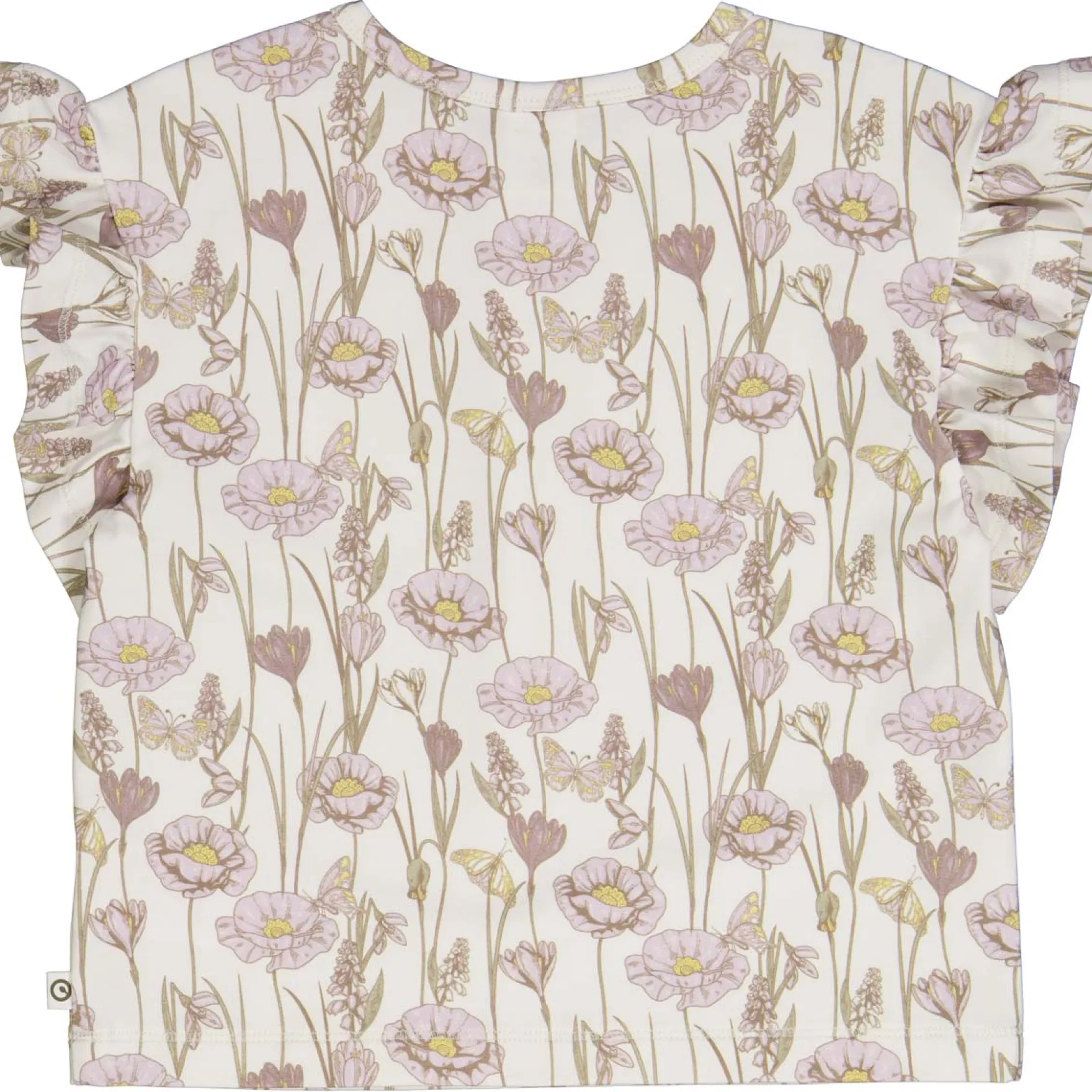 Mädchen T-Shirt Flügelärmeln "Mohnblumen" 116