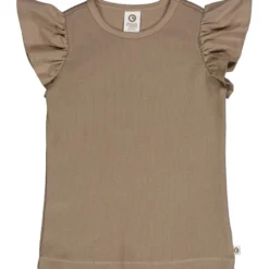Mädchen T-Shirt Rippe Flügelärmel 128