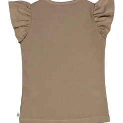 Mädchen T-Shirt Rippe Flügelärmel 128