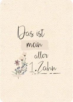 Meilensteinkarten Floral