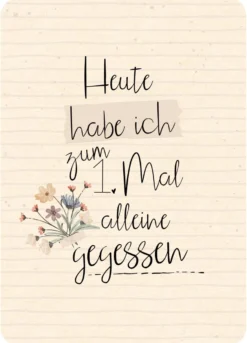 Meilensteinkarten Floral