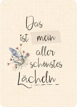 Meilensteinkarten Floral