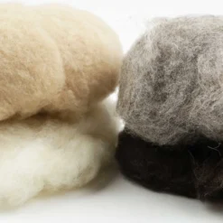 Märchenwolle in Naturtönen 100 gr