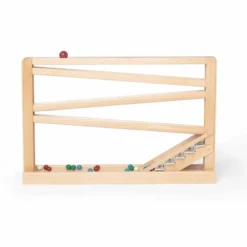 Murmelbahn Holz mit Glockenspiel natur
