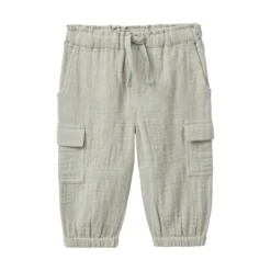 Musselin-Cargohose salbei 98