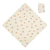 Musselin-Set Handtuch & Waschlappen natur