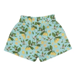 Musselin-Shorts "Zitrone" türkis 98