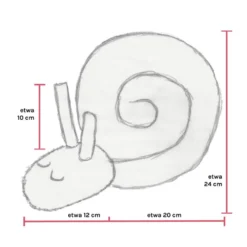 Nestchenschnecke "Pucki" Waffelpique rost