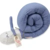 Nestchenschnecke "Pucki" Waffelpique rauchblau