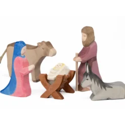 Ostheimer Krippenfiguren-Set "Heilige Familie II" 5-tlg.