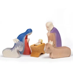 Ostheimer Krippenfiguren-Set "Heilige Familie" 5-tlg.