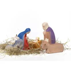 Ostheimer Krippenfiguren-Set mini "Heilige Familie" 5tlg.