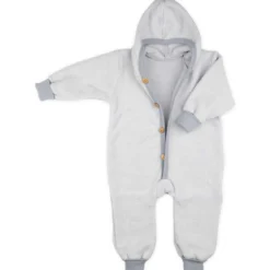 Overall mit Strickbündchen grau 86/92