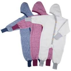 Overall mit Strickbündchen grau 86/92