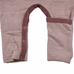 Overall Wolle Seide Ringel mauve 56
