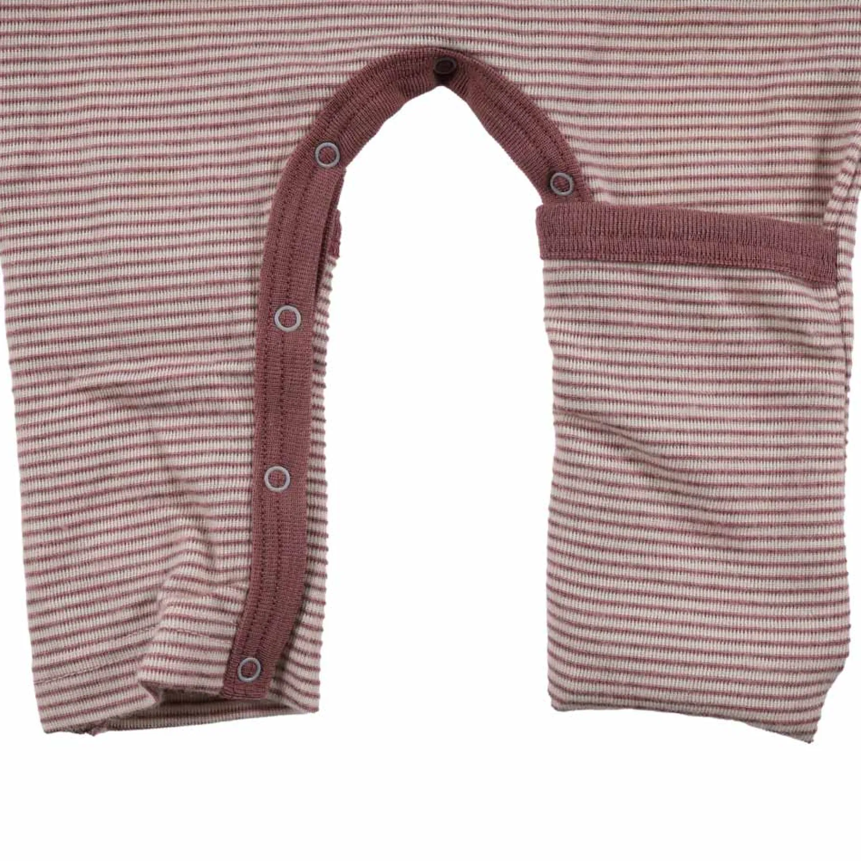 Overall Wolle Seide Ringel mauve 56
