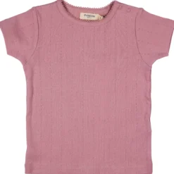 Pointelle T-Shirt rosa 122