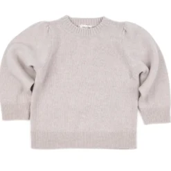 Pullover mit Cashmere "Puffärmel" beige 110/116