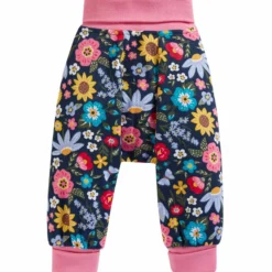 Pumphose dunkelblau "Flowers" 56/62