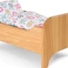 Puppenbett Holz natur