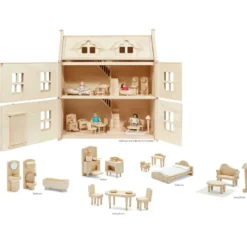 Puppenhausmöbel Set viktorianisch