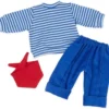 Puppenkleidung Set "Theo" blau