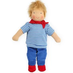 Puppenkleidung Set "Theo" blau