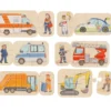 Puzzle Holz - Fahrzeuge 24 Teile