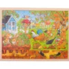 Rahmenpuzzle Holz "Bauerngarten", 96 Teile