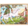 Rahmenpuzzle Holz "Einhorn", 48 Teile