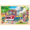 Rahmenpuzzle Holz "Feuerwehreinsatz" , 24 Teile