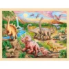 Rahmenpuzzle Holz "Saurierwanderung" 96 Teile