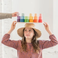 Regenbogen Stapelbecher (24-teilig)
